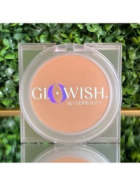 Huda TAN LIGHT 07 GloWish Luminous Pressed Powder | NEW | Full Size 10g Blurring